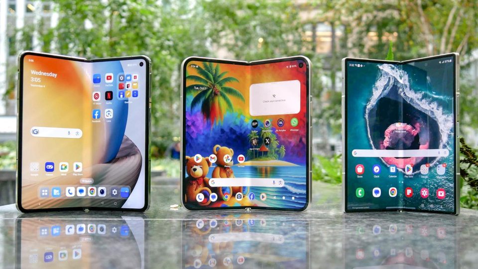 Foldable smartphones